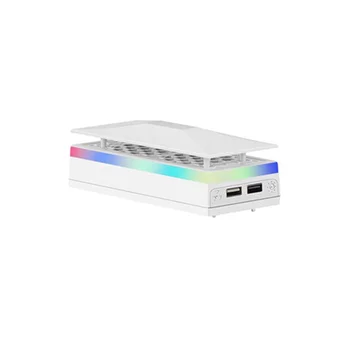 Вентилятор Охлаждения Игровой Консоли с 3-Ступенчатой Регулировкой Верхнего Кулера, USB-Порт Для Зарядки с Атмосферной Подсветкой для Серии Xbox