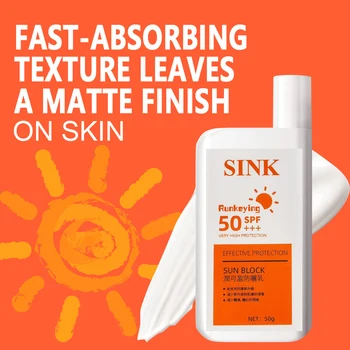 Оригинальный 50 мл Солнцезащитный крем для лица Ultra SPF50 Солнцезащитный крем для тела против блеска, невидимая жидкость|Защита от несовершенств