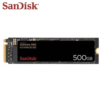 Оригинальный Твердотельный Накопитель SanDisk Extreme PRO M.2 NVMe 3D SSD 500GB 1TB 2TB M.2 2280 PCIe Gen3x4 Жесткий Диск для Настольного Ноутбука