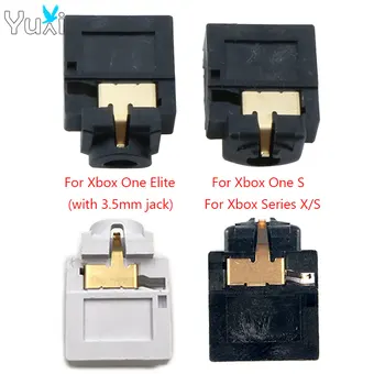 YuXi для контроллера Xbox One Slim S Elite 3,5 мм Разъем для подключения гарнитуры Разъем для наушников для геймпада Xbox Series X S
