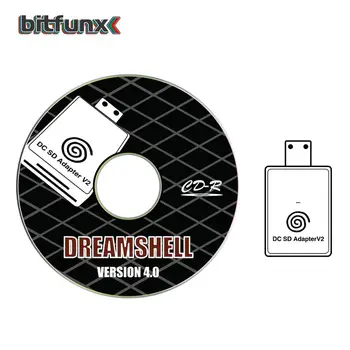 Bitfunx DC SD TF Card Adapter Reader V2 для SEGA Dreamcast и CD с загрузчиком DreamShell