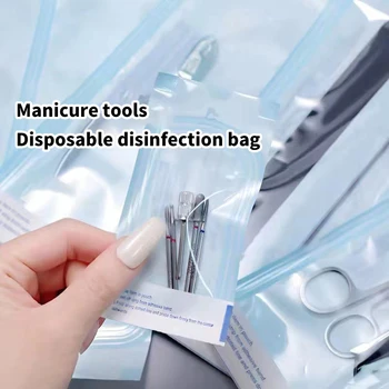 100шт собственной стерилизации запечатывания мешки Сумки 4 Размер одноразовые для ногтей аксессуары для тату стерилизация для ногтей инструмент сумка для хранения